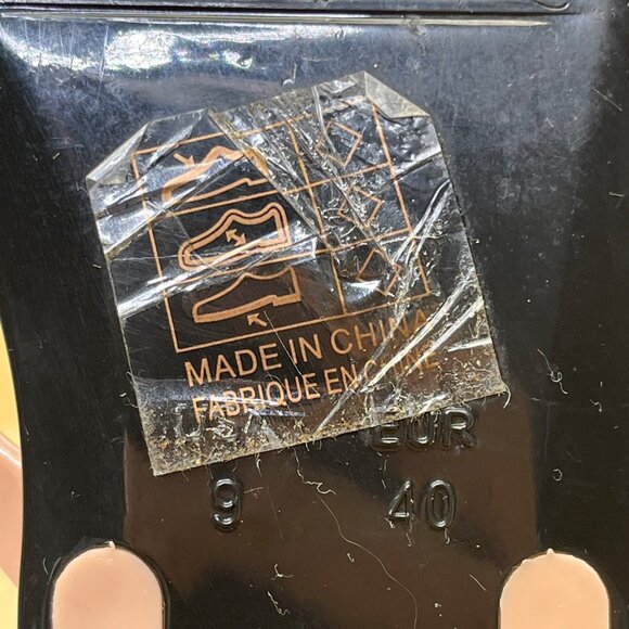 Jeffrey Campbell Women’s Pink & Black Bow Detail Thong Sandals Size 9 - Picture 8 of 8